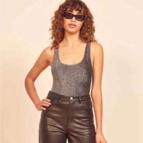 REFORMATION SATURN metallic Bodysuit! - Picture 1 of 5
